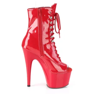 Rouge Verni 18 cm ADORE-1021 bottines plateforme pour femmes