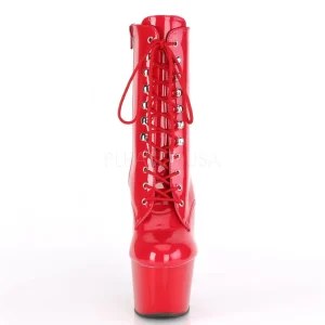 Rouge Verni 18 cm ADORE-1020 bottines plateforme pour femmes