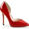 Rouge Verni 13 cm AMUSE-22 Chaussures Escarpins Classiques