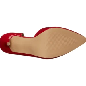 Rouge Verni 13 cm AMUSE-22 Chaussures Escarpins Classiques