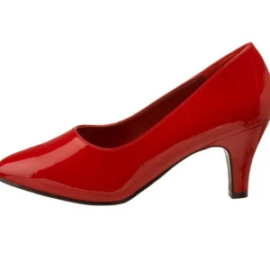 Rouge Verni 8 cm DIVINE-420W Escarpins Talons Hauts Hommes