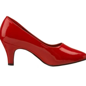 Rouge Verni 8 cm DIVINE-420W Escarpins Talons Hauts Hommes