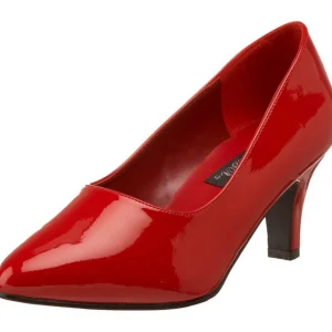 Rouge Verni 8 cm DIVINE-420W Escarpins Talons Hauts Hommes