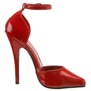 Rouge Verni 15 cm DOMINA-402 escarpins à talons hauts