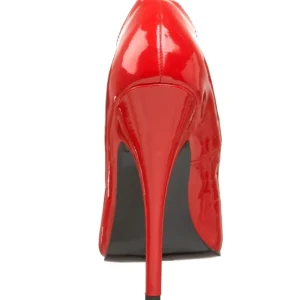Rouge Verni 15 cm DOMINA-420 Escarpins Talons Aiguilles Hommes