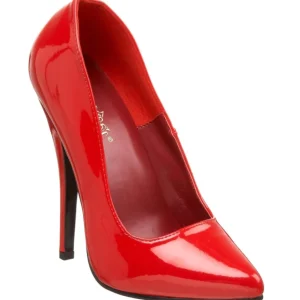 Rouge Verni 15 cm DOMINA-420 Escarpins Talons Aiguilles Hommes