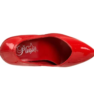 Rouge Verni 10 cm DREAM-420 escarpins à talons hauts