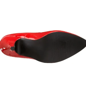 Rouge Verni 10 cm DREAM-420 Escarpins Talons Aiguilles Hommes