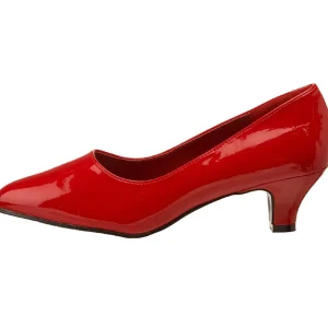 Rouge Verni 5 cm FAB-420W escarpins à talons hauts