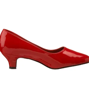 Rouge Verni 5 cm FAB-420W Escarpins Talons Hauts Hommes
