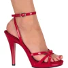 Rouge Verni 12 cm FLAIR-436 Talon Haut pour Hommes
