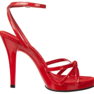 Rouge Verni 12 cm FLAIR-436 Talon Haut pour Hommes