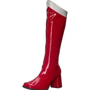 Rouge Verni 7,5 cm Funtasma GOGO-306 Bottes Femmes