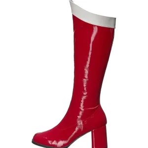 Rouge Verni 7,5 cm Funtasma GOGO-306 Bottes Femmes