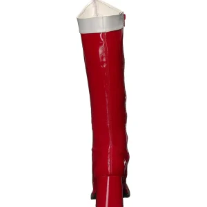 Rouge Verni 7,5 cm Funtasma GOGO-306 Bottes Femmes