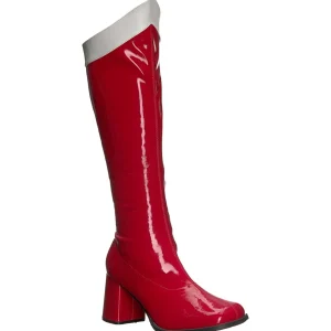 Rouge Verni 7,5 cm Funtasma GOGO-306 Bottes Femmes