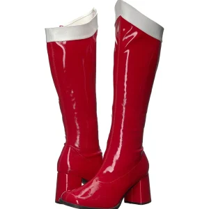 Rouge Verni 7,5 cm Funtasma GOGO-306 Bottes Femmes