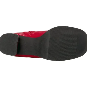 Rouge Verni 7,5 cm Funtasma GOGO-306 Bottes Femmes