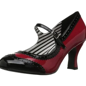Rouge Verni 7,5 cm JENNA-06 grande taille escarpins femmes