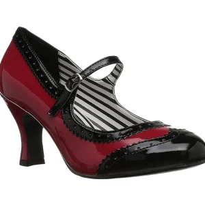 Rouge Verni 7,5 cm JENNA-06 grande taille escarpins femmes