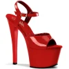 Rouge Verni 18 cm Pleaser SKY-309 Talons Hauts Plateforme