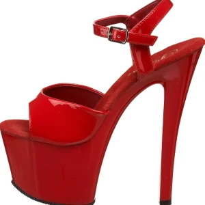 Rouge Verni 18 cm Pleaser SKY-309 Talons Hauts Plateforme