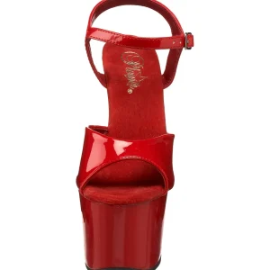 Rouge Verni 18 cm Pleaser SKY-309 Talons Hauts Plateforme