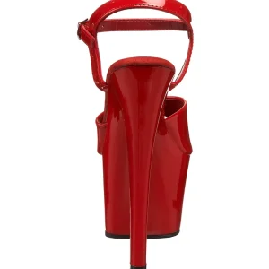 Rouge Verni 18 cm Pleaser SKY-309 Talons Hauts Plateforme