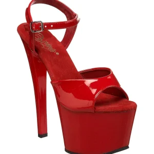 Rouge Verni 18 cm Pleaser SKY-309 Talons Hauts Plateforme