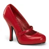 Rouge Verni 12 cm retro vintage CUTIEPIE-02 escarpins mary jane plateforme cachée