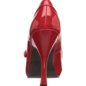 Rouge Verni 12 cm retro vintage CUTIEPIE-02 escarpins mary jane plateforme cachée