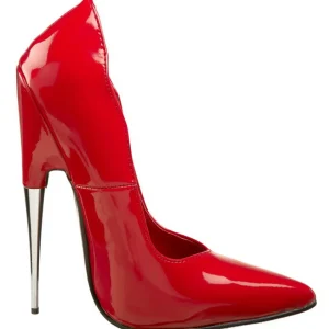Rouge Verni 15 cm SCREAM-01 Chaussures Stilettos Escarpins Femmes