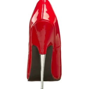 Rouge Verni 15 cm SCREAM-01 Chaussures Stilettos Escarpins Femmes