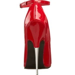 Rouge Verni 15 cm SCREAM-12 Chaussures Stilettos Escarpins Femmes