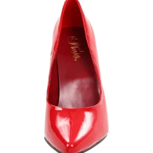 Rouge Verni 13 cm SEDUCE-420 escarpins à bout pointu