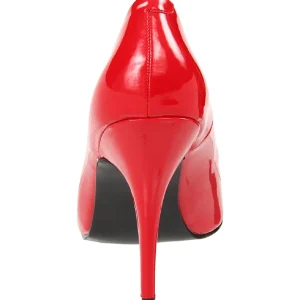 Rouge Verni 13 cm SEDUCE-420 escarpins à bout pointu