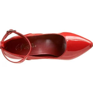 Rouge Verni 13 cm SEDUCE-431 Escarpins talons aiguilles hommes