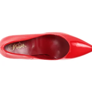 Rouge Verni 13 cm SEDUCE-420 escarpins à bout pointu