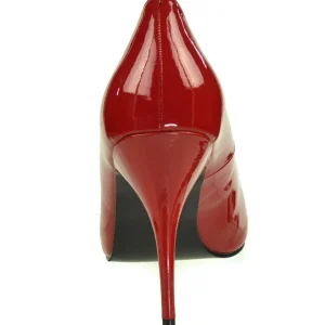Rouge Verni 13 cm SEDUCE-420V Escarpins Talons Aiguilles Hommes