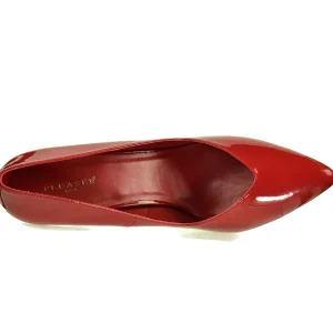 Rouge Verni 13 cm SEDUCE-420V Escarpins Talons Aiguilles Hommes