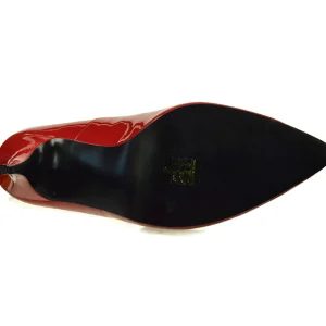 Rouge Verni 13 cm SEDUCE-420V Escarpins Talons Aiguilles Hommes