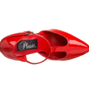 Rouge Verni 10,5 cm VANITY-415 Escarpins Talons Hauts Hommes