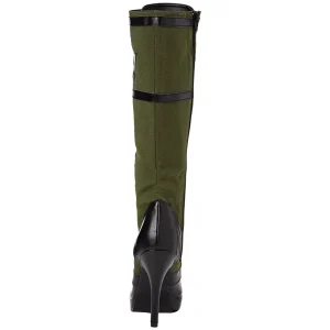 Similicuir 11,5 cm ARENA-2022 plateforme botte haut talon cosplay funtasma