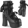 Similicuir 11,5 cm CHARADE-110 bottines demoniacult plateforme