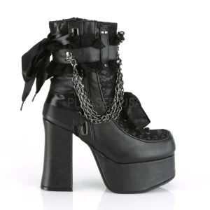 Similicuir 11,5 cm CHARADE-110 bottines demoniacult plateforme