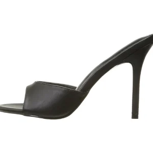Similicuir 10 cm CLASSIQUE-01 mules talons hauts