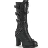 Similicuir 10 cm CRYPTO-67 plateformes bottes à boucles pour femmes