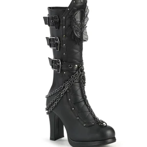 Similicuir 10 cm CRYPTO-67 plateformes bottes à boucles pour femmes