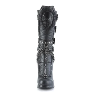 Similicuir 10 cm CRYPTO-67 plateformes bottes à boucles pour femmes