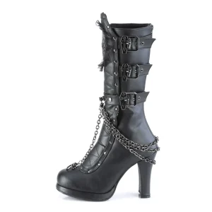 Similicuir 10 cm CRYPTO-67 plateformes bottes à boucles pour femmes